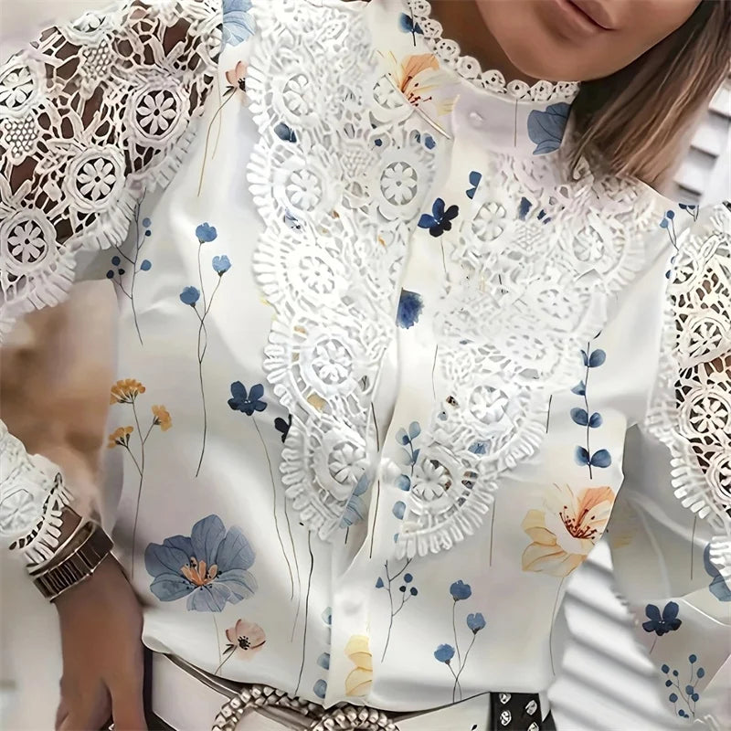 2024 European and American autumn and winter new women's shirt